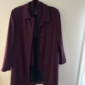 London Fog Burgundy Coat